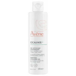 Avène Cicalfate+ Gel 200ml – Αντιβακτηριδιακό Τζελ Καθαρισμού για Ερεθισμένο Δέρμα Προσώπου & Σώματος