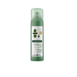 KLORANE Dry Shampoo Ortie, Ξηρό Σαμπουάν Spray με Εκχύλισμα Τσουκνίδας για Καστανά Μαλλιά - 150ml