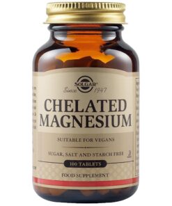 Solgar Magnesium Chelated 100Mg 100 Tabs