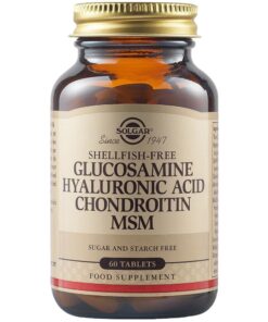 Solgar Glucosamine Hyaluronic-Chondroitin-Msm 60 Tabs