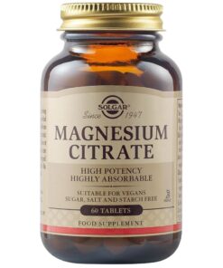 Solgar Magnesium Citrate 200Mg 60 Tabs