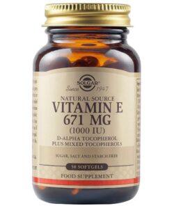 Solgar Vitamin E 1000Iu Softgels 50S