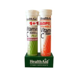 Health Aid Echinacea Vitamin C 1000Mg Lemon Eff. 20S + Vitamin C1000Mg Δώρο