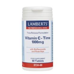 Lamberts C 1000Mg T/R, Συμπλήρωμα Διατροφής Βιταμίνη C, 60 Ταμπλέτες