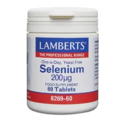 Lamberts Selenium Σελήνιο, Ενίσχυση Ανοσοποιητικού Συστήματος 200μg, 60 ταμπλέτες