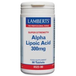 Lamberts Alpha Lipoic Acid 300mg Αντιοξειδωτικό Συμπλήρωμα Άλφα Λιποϊκού Οξέως, 90 Ταμπλέτες