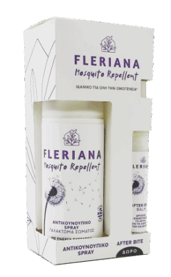 Power Fleriana Αντικουνουπικο Γαλακτωμα Spray 100ml Promo (+Δωρο After Bite 7ml)