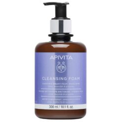 Apivita Cleansing Αφρός Κρεμωδης Καθαρισμού Ελιά & Λεβάντα 200ml