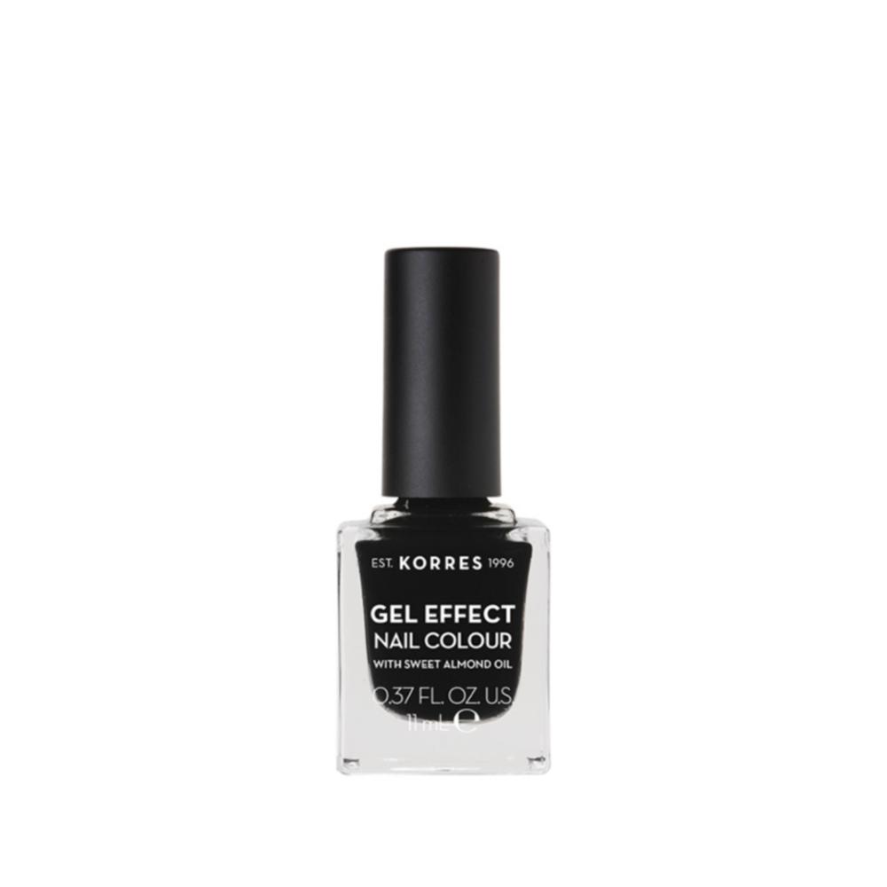 Korres ΑΜυγδαλΈλαιο Βερνίκι Νυχιών 100 Black 11ml
