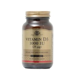 Solgar Vitamin D3 1000 IU (25μg), Συμπλήρωμα Διατροφής Βιταμίνης D3, 100 κάψουλες