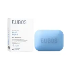 Eubos Basic Care Solid Blue Washing Bar, Στερεή Μπλε Πλάκα Καθαρισμού Προσώπου & Σώματος 125gr