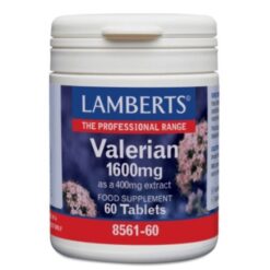 Lamberts Valerian 1600mg, Συμπλήρωμα Βαλεριάνας για τον Ύπνο, 60 Ταμπλέτες