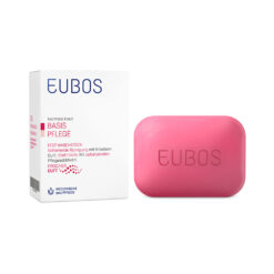 Eubos Basic Care Solid Red Washing Bar, Στερεή Μπλε Πλάκα Καθαρισμού Προσώπου & Σώματος 125gr