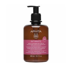 Apivita Intimate Plus - Απαλό Gel Καθαρισμού Για Την Ευαίσθητη Περιοχή Με Tea Tree & Πρόπολη 300ml