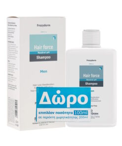 Frezyderm Hair Force Shampoo Men 200ml (Με Κουτί) Promo (+Hair Force Shampoo Men 100ml)