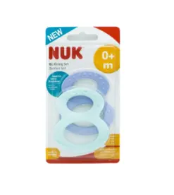 Nuk Δακτύλιος Οδοντοφυΐας από 0-12 μηνών (10.256.455), 2 τεμάχια