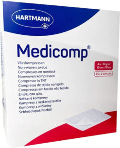 Hartmann Medicomp Αποστειρωμένη Γάζα 2 x 25τμχ 10x10cm 1τμχ