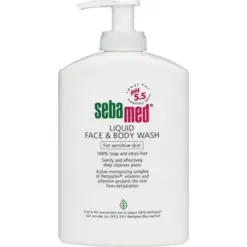 Liquid Face & Body Wash Καθαριστικό Προσώπου & Σώματος για Ευαίσθητες Επιδερμίδες 300ml