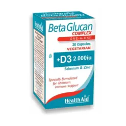 Health Aid BetaGlucan Complex, 30veg. caps