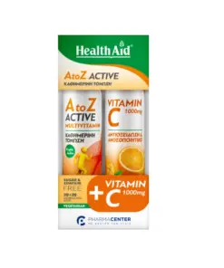Health Aid Promo Pack Energy Forte, 20eff.tabs & Vitamin C 1000mg, 20eff.tabs