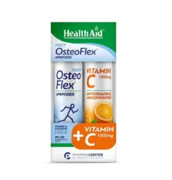 Health Aid Promo Pack Osteoflex, 20tabs & Vitamin C 1000mg, 20tabs, 1σετ