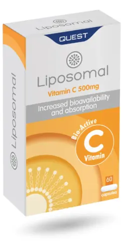 Quest Liposomal Vitamin C 500mg, 60caps