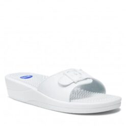 Scholl Massage Γυναικεία Ανατομικά Σανδάλια Λευκά