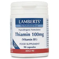 Lamberts Thiamin 100mg (Vitamin B1), 90caps