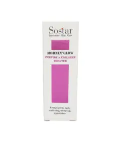 Sostar Mornin' Glow Peptide & Collagen Booster Ορός Σύσφιξης Προσώπου, 30ml