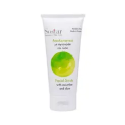 Sostar Focus Facial Scrub with Cucumber & Aloe Απολεπιστικό Προσώπου με Αγγουράκι & Αλόη, 75ml