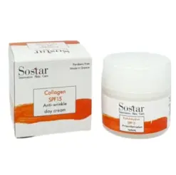 Sostar Focus Αντιγηραντική Κρέμα Προσώπου με Κολλαγόνο SPF15 50ml