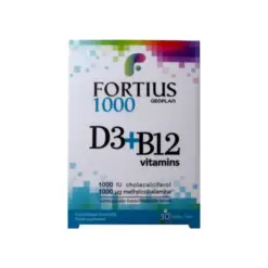 Geoplan Nutraceuticals Fortius Ultra D3 1000iu & B12 Vitamins 30 ταμπλέτες