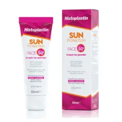 Histoplastin Sun Protection Face Cream to Powder SPF50+ Αντηλιακή Κρέμα Προσώπου Καθημερινής Χρήσης, 50ml