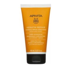 Apivita Keratin Repair Conditioner Θρέψης & Επανόρθωσης για Ξηρά-Ταλαιπωρημένα Μαλλιά με Ελιά & Μέλι 150ml