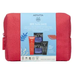 Apivita Promo Bee Sun Safe Κρέμα Προσώπου κατά των Πανάδων & Αντιγήρανσης SPF50+, 50ml & Μαύρο Τζελ Καθαρισμού 50ml & Μάσκα Προσώπου Sea Lave