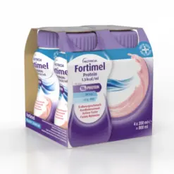 Nutricia Fortimel Protein με Γεύση Φράουλα, 4x200ml