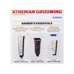 Korres Barber's Essentials με After-Shave, 125ml & Αντιγηραντική Κρέμα, 50ml & Καθαριστικό, 20ml