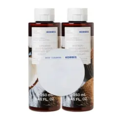 Korres Promo (- 50% στο Δεύτερο Προϊόν) Coconut Water Αφρόλουτρο, 2x250ml, 1σετ