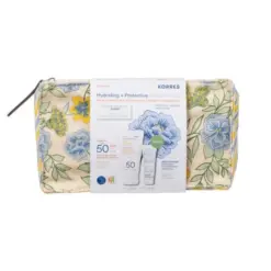 Korres Hydrating & Protective Suncare Ritual με Yoghurt Αντηλιακή Κρέμα Προσώπου & Ματιών SPF 50, 50ml & Δώρο Greek Yoghurt Ενυδάτωση με Προβιοτικά Κρέμα-Gel, 20ml & Νεσεσέρ, 1τεμ, 1σετ