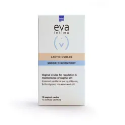 INTERMED Eva Intima Lactic Minor Discomfort Κολπικά Υπόθετα 