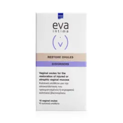 Intermed Eva Intima Restore Ovules Κολπικά Υπόθετα για Τραυματισμούς ή Ήπια Ατροφία, 10τεμ.