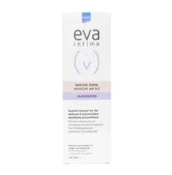 Intermed Eva Intima Baking Soda Douche pH 9.0 Κολπική Πλύση με Σόδα για Απομάκρυνση των Συσσωρευμένων Εκκρίσεων, 147ml