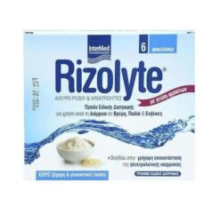 Intermed Rizolyte Άλευρο Ρυζιού και Ηλεκτρολύτες κατά της Διάρροιας, 6 φακελάκια