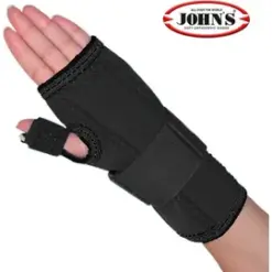 JOHNS ΕΠΙΚΑΡΠΙΟ ΜΕ ΤΡΥΠΑ ΔΕΞΙΟ  NEOPRENE ΤΕΜ ΜΑΥΡΟ LARGE