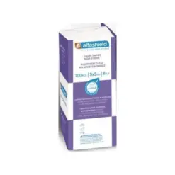 Karabinis Medical Alfashield Γάζες Απλές Μη Αποστειρωμένες 5 x 5cm 8ply 100τμχ