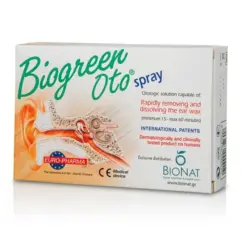 Bionat Biogreen Oto, Ανακούφιση Εξωτερικής Ωτίτιδας και για Συσσωρευμένο Κερί 13ml