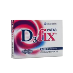 Unipharma D3 Fix Extra 2000iu Vitamin D3, 60tabs