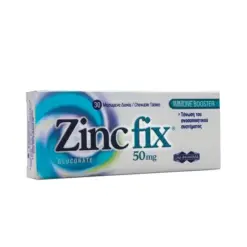 Uni-Pharma Zinc Fix 50mg 30 μασώμενες ταμπλέτες