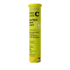 Sustenium My Vita C Helps Me Out Βιταμίνη C 1000mg με Πρόπολη & Ψευδάργυρο με Γεύση Λεμόνι, 20eff. tabs