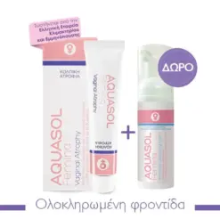 Aquasol Fermina Κολπική Ατροφία 30ml & ΔΩΡΟ Aquasol Fermina Αφρός Καθαρισμού για την Ευαίσθητη Περιοχή
